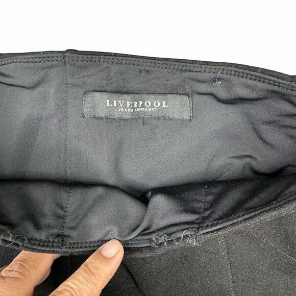 Liverpool Womens Black High-Waisted Leggings Ankle 28x25 - Picture 6 of 7
